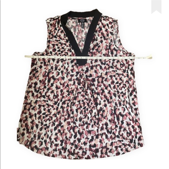 Jones New York Printed Sleeveless Tunic Size S - Picture 5 of 6